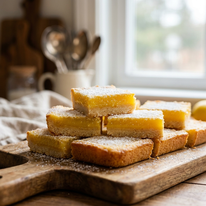 Lemon Bars with Almond Crust